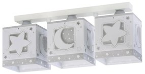 Dalber 63233NE - Detské stropné svietidlo MOONLIGHT 3xE27/60W/230V PI379