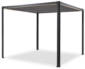 Blumfeldt Pantheon RemoteShade Ambient, pergola, motorizovaná strecha, LED svetlo