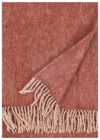 Mohérová deka Revontuli 130x170, púdrovo-gaštanová