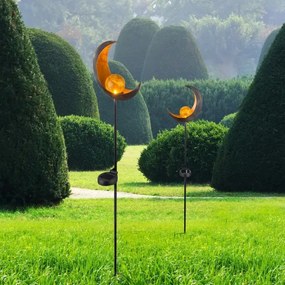 Globo 33466 - LED Solárne svietidlo SOLAR LED/0,02W/3V 600mAh IP44 bronz