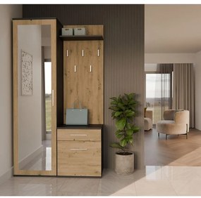 Predsieňový nábytok Duo Antracit/Artisan