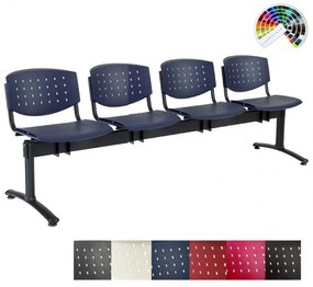 ANTARES ALBA Štvormiestna lavica multised 1124 LAYER plastová