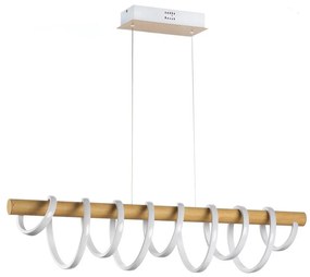 ONLI - LED Luster na lanku NILO LED/70W/230V 4000K hnedá/biela