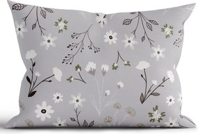 Bavlnená obliečka na vankúš Renforcé 50 × 70 cm - Vanessa šedá