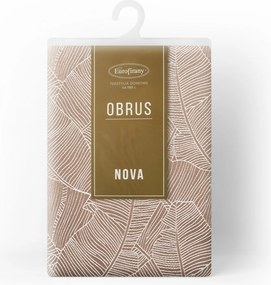 OBRUS ISLA 140X260 CM TMAVOBÉŽOVÝ