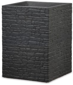 Scheurich Vysoký kvetináč Muretto (kamenistá čierna, výška 54 cm)  (100349847)