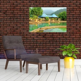 Obraz - Shanghai hotel park (90x60 cm)