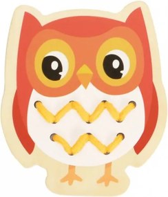 Navliekanie drevených zvieratiek na šnúrky – 10 ks