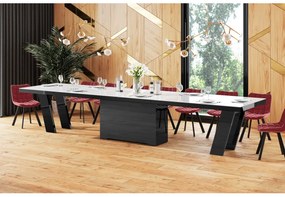 Luxusný rozkladací jedálenský stôl GRANDE LESK /až 412cm/ viac farieb