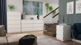 Skrinka/vysoký nočný stolík Carlos 403S, biela