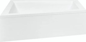 Besco Akrylátová asymetrická vaňa Intima 150x85 (160x90) BESCO-Rozmery: 150x85, BESCO-Farba: Biela, BESCO-Orientácia: Pravá