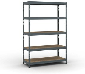 Policový regál 1786x1200x500 mm, nosnosť 280kg