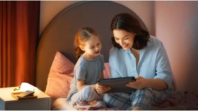 Biele detské nočné svietidlo Lesley – Fischer &amp; Honsel