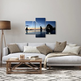 Obraz - pláž pri západe (90x60 cm)