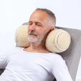 Relaxačný vankúš z ovčej vlny valec