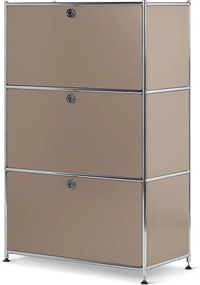 Kovový regál »CN3« s 3 priehradkami