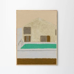 Moikka Plagát Hotel Swimming Pool by Isabelle Vandeplassche 30x40