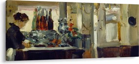 Obraz - Style of Edouard Manet, Bon Bock Cafe, reprodukcia (120x50 cm)