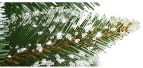 Vianočný stromček na pni Christee 5 160 cm - zelená / biela