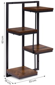 ModernHome Stojan na kvety - 4 úrovne, ModernHome