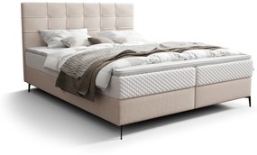Manželská posteľ 140 cm Infernus Bonell (béžová) (s roštom, s úl. priestorom). Vlastná spoľahlivá doprava až k Vám domov. 1082292
