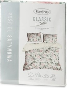 SATÉNOVÉ OBLIEČKY SPRING 13 160X200 CM, 2KS 70X80 CM VZOROVANÉ