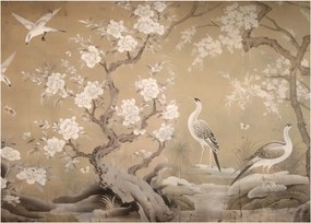 Obraz - Kreslená japonská krajina (70x50 cm)