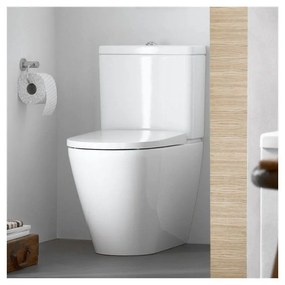 DURAVIT D-Neo WC misa kombi Rimless s hlbokým splachovaním, Vario odpad, 370 x 650 mm, biela, s povrchom WonderGliss, 20020900001