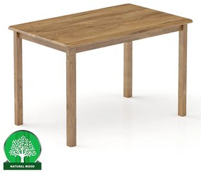 Stôl borovica ST104-120x75x75 dub