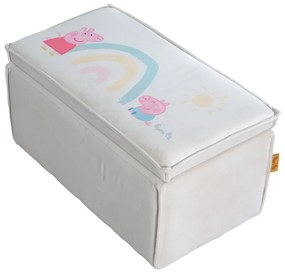 Biela detská lavica Peppa Pig – Roba