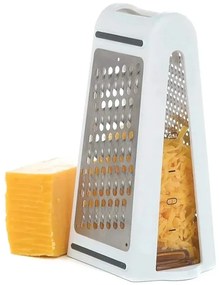 Kuchynské oceľové strúhadlo s vyberateľnou nádobou