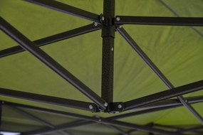 CATTARA Párty stan s nožnicovou konštrukciou 3x6 m, zelený, WATERPROOF