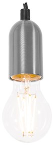 Toolight Toolight, závesná lampa 1xE27 APP354-1CP, chrómová, OSW-08420