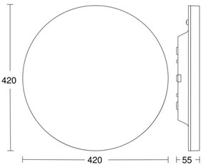 Steinel - LED Stmievateľné svietidlo so senzorom RS PRO R30plusSC 23,7W/230V 3000K