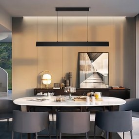 Brilagi - LED Stmiev. luster na lanku SLIMLINE LED/40W/230V 3000-6000K čierna + DO