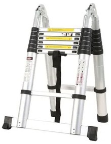 Teleskopický rebrík, 2 x 2,2 m