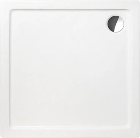 Roth Štvorcová akrylátová sprchová vanička FLAT KVADRO ROTH-Variant: rozmery: 80x80 cm - (FLAT KVADRO 800x800 - 8000118)