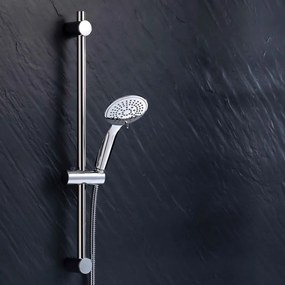 Plastová sprchová súprava v matne striebornej farbe s ručnou sprchou 70 cm Hydro – douceur d'intérieur