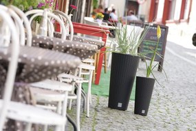 Kvetináč Round Rato biely