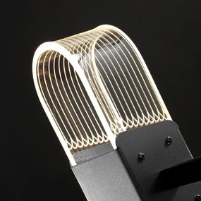 Toolight Toolight, LED závesné stropné svietidlo 6x20W APP770-6C + diaľkový ovládač, čierna, OSW-05021