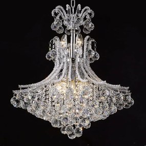 Vintage krištáľ luster do obývačky Ø62