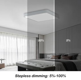 Brilagi - LED Stmievateľné svietidlo POOL SQUARE LED/48W/230V 3000-6000K 50x50 cm biela+DO