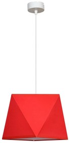Závesné svietidlo Diamond, 1x textilné tienidlo (výber z 5 farieb), (výber z 2 farieb konštrukcie)