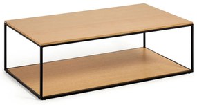 Konferenčný stolík s doskou v dubovom dekore v prírodnej farbe 60x110 cm Yoana – Kave Home