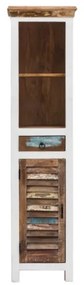 furniture-nabytek.cz - Masívna kúpeľňová skrinka Perth z recyklovaného dreva, lakovaná, biela / farebná