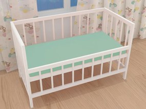 Biante Bavlnené prestieradlo/plachta Torino TON-006 Svetlo mintové 90 x 200 cm