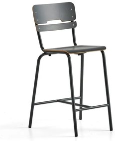 Školská stolička SCIENTIA, V 650 mm, antracit/antracit