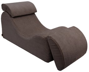 MeowBaby® Detské dizajnové kreslo Wave Brown