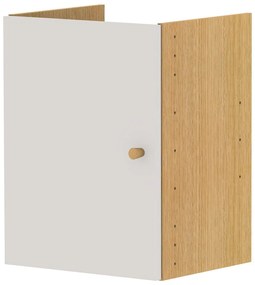 Sivý modulárny policový systém 33x43.5 cm Z Cube - Tenzo