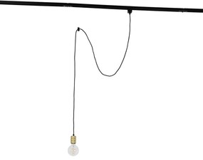 Závesné svietidlo s koľajnicovým závesom zlaté - Cavalux